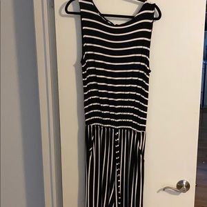 Striped Jumpsuit
